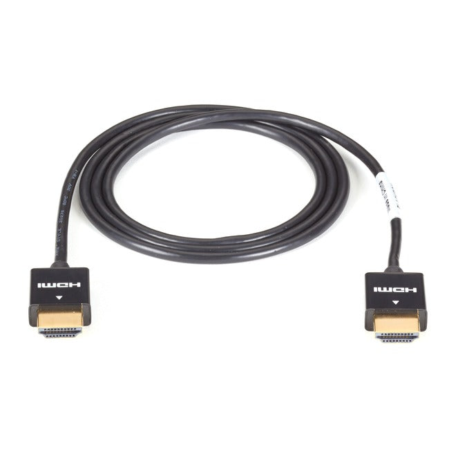Black Box Slim-Line High-Speed HDMI Cable - 2-m (6.5-ft.) VCS-HDMI-002M