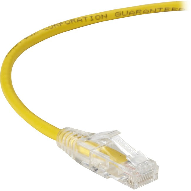 Black Box Slim-Net Cat.6a UTP Patch Network Cable C6APC28-YL-20