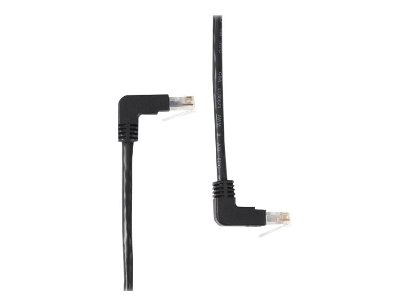 Black Box SpaceGAIN Down to Up - Patch cable - RJ-45 (M) to RJ-45 (M) - 10 ft - UTP - CAT 6 - 90ï¿½ connector, molded -