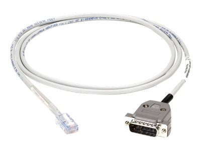 Black Box - T1 cable - DB-15 (M) to RJ-48C (M) - 25 ft - shielded - gray