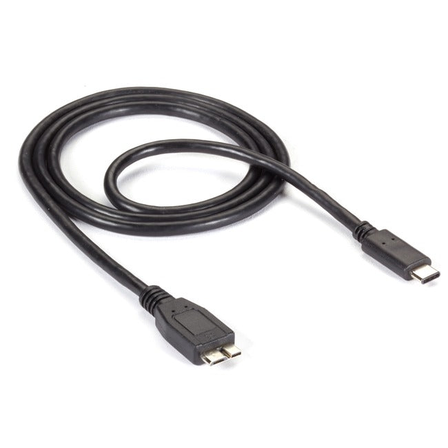 Black Box USB 3.1 Cable - Type C Male to USB 3.0 Micro B, 5-Gpbs, 1-m (3.2-ft.) USB3C5G-1M