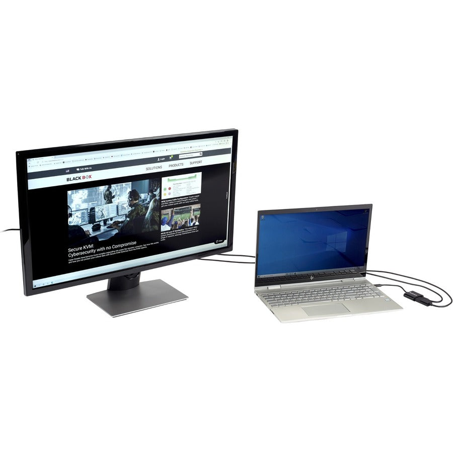 Black Box USB-C to DisplayPort Adapter with 60W Power Delivery, 4K60, HDR VA-USBC31-DP4KC