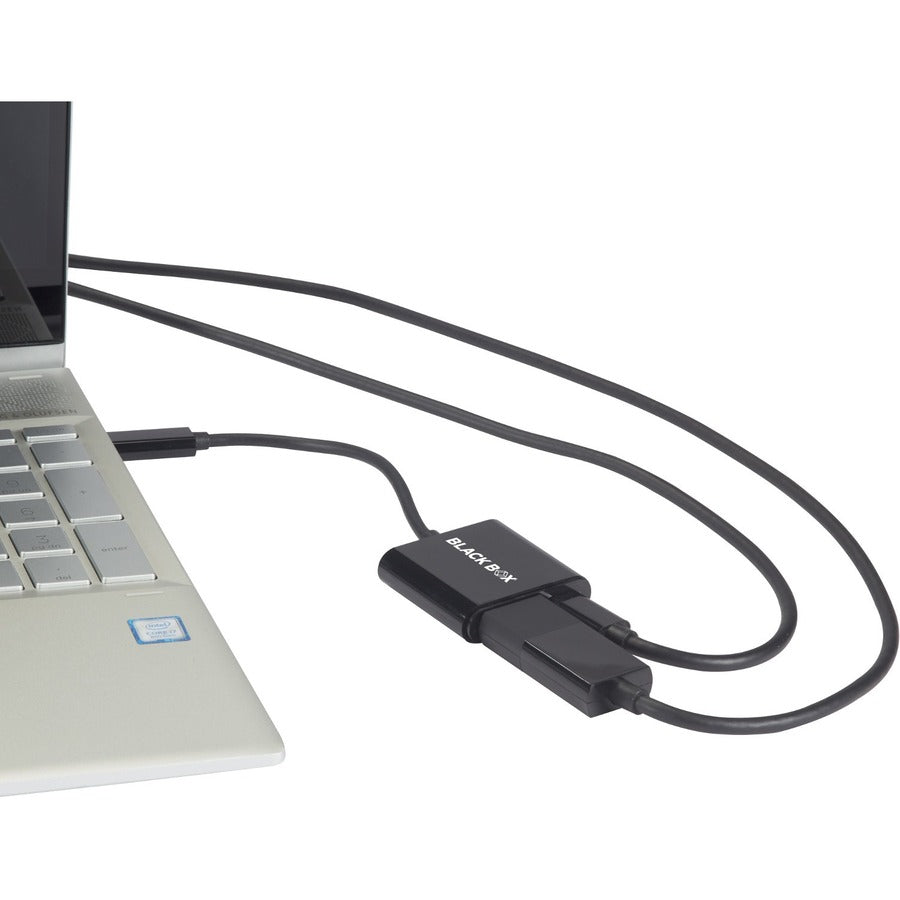 Black Box USB-C to DisplayPort Adapter with 60W Power Delivery, 4K60, HDR VA-USBC31-DP4KC