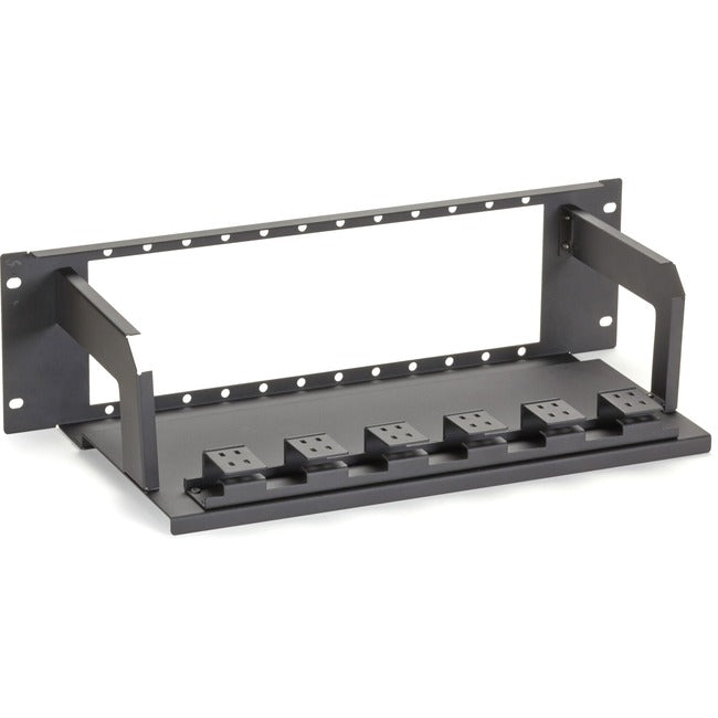 Black Box Universal Fiber Optic Blank Panel - 12-Slot, 3U FOPP50-12V-3U