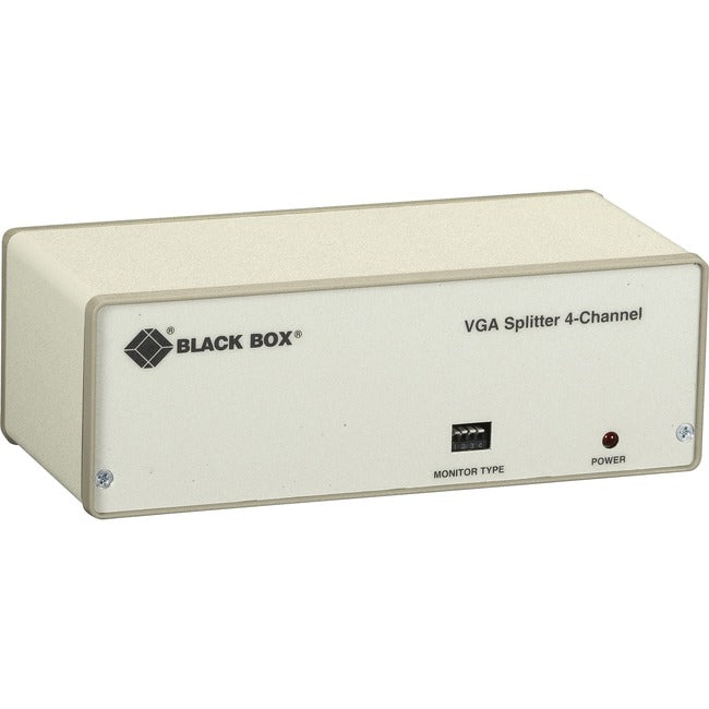 Black Box VGA 4-Channel Video Splitter, 115-VAC AC057A-R4