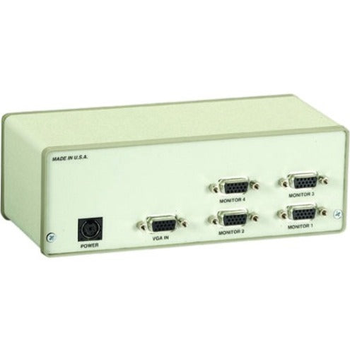 Black Box VGA 4-Channel Video Splitter Kit, 115-VAC AC057A-K-R4