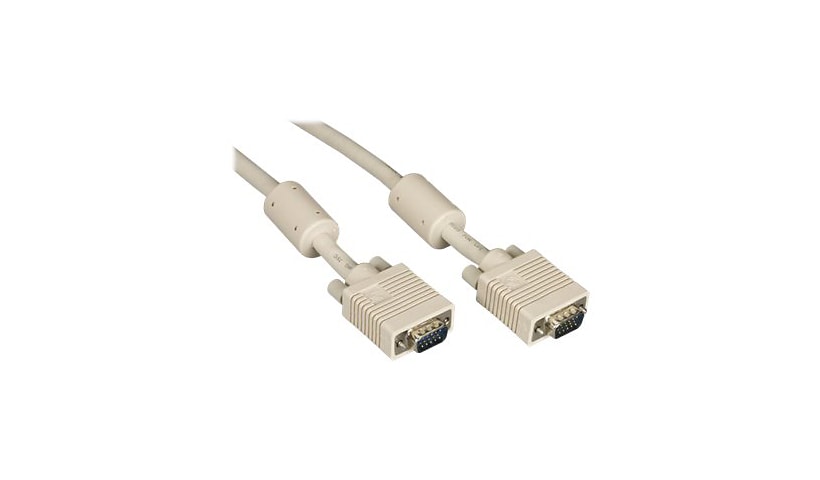 Black Box VGA Video Cable with Ferrite Core - Male/Male, Beige, 10-ft. (3.0-m) EVNPS06-0010-MM