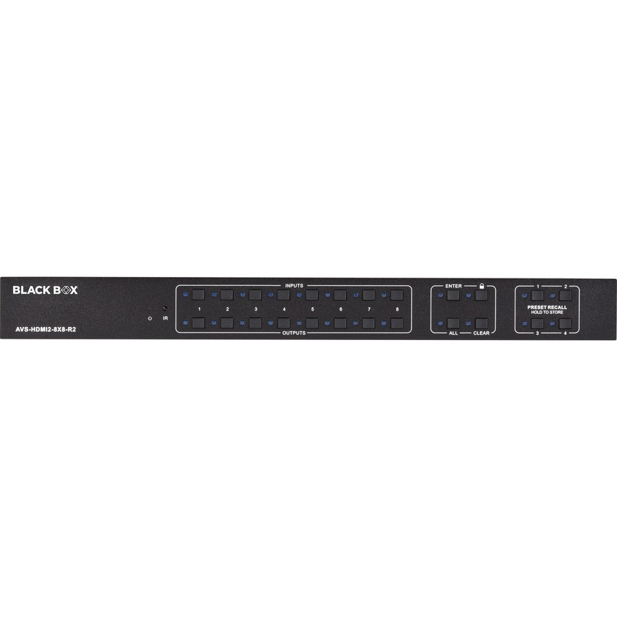 Black Box Video Matrix Switcher - HDMI 2.0 AVS-HDMI2-8X8-R2