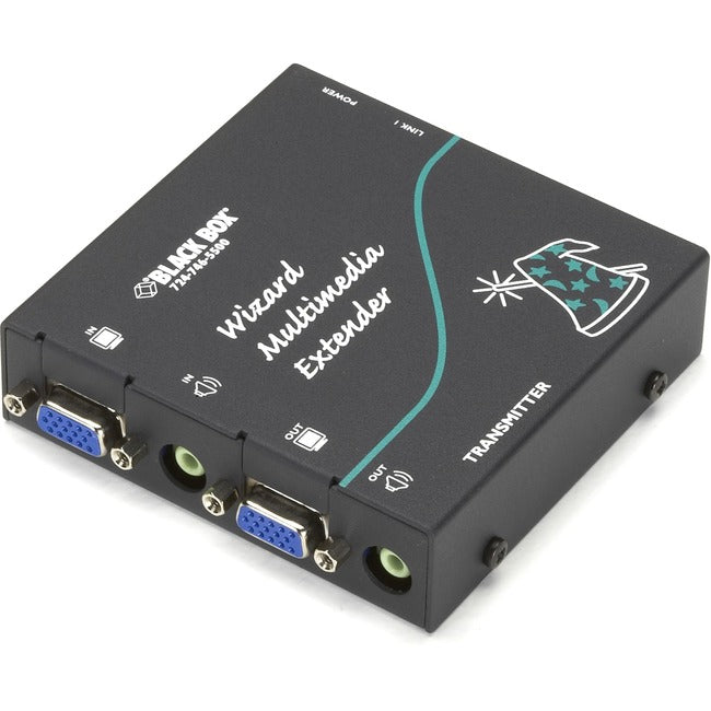 Black Box Wizard Multimedia Transmitter, Single Video/Stereo Audio AVU5001A