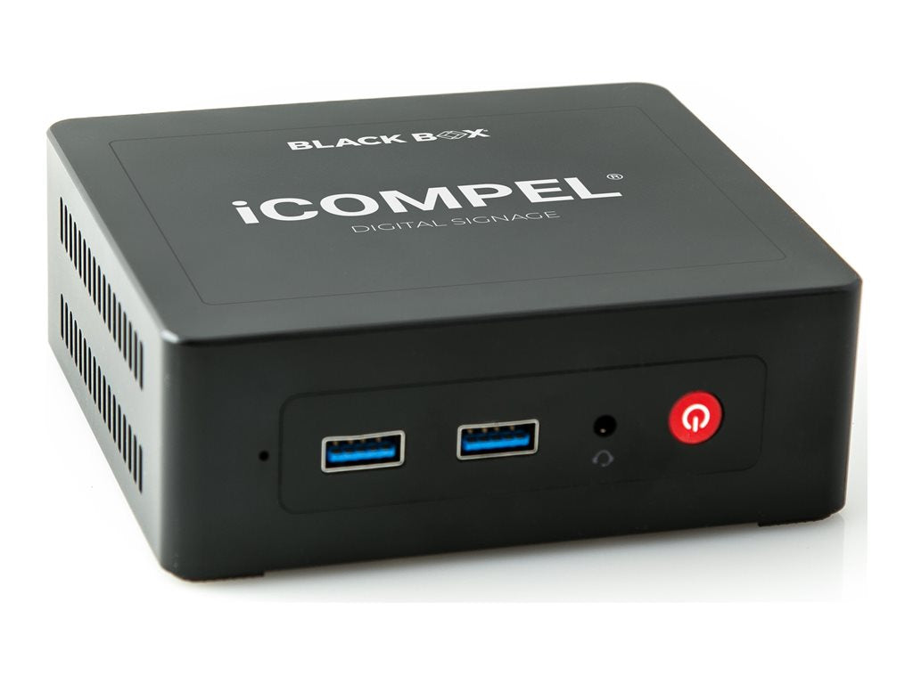 Black Box iCOMPEL Full HD 15-Zone - Digital signage player - 8 GB RAM - Intel Celeron - SSD - 128 GB - 1080p ICVS-VE-SU-N-R3