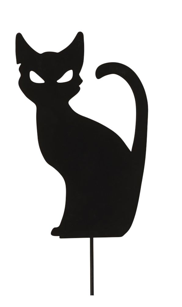 Black Cat Garden Stake -
