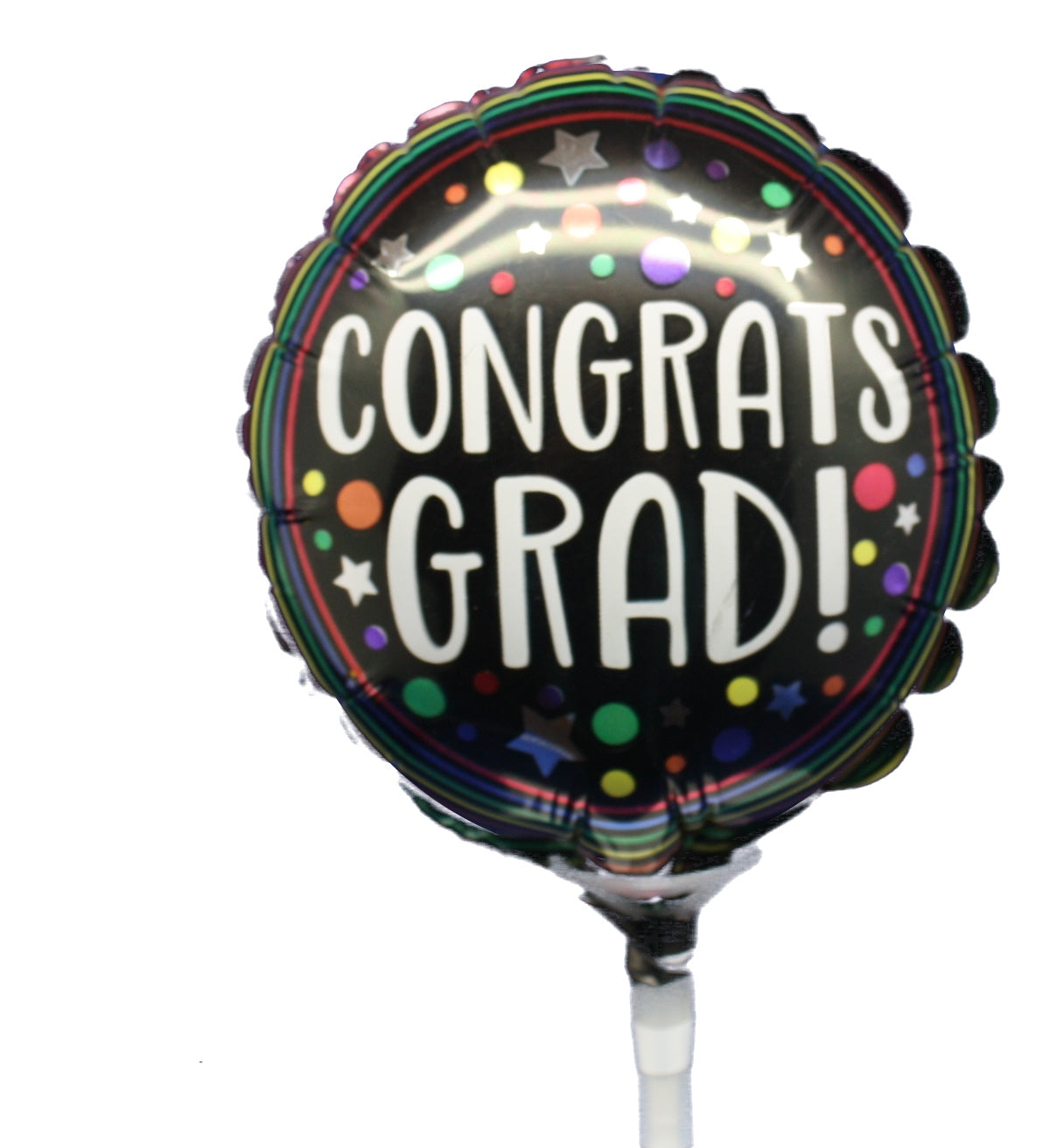 Black Congrats Grad Balloon