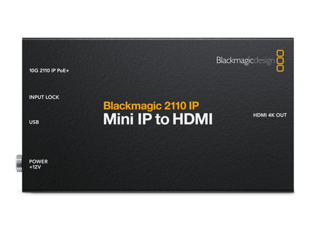 Blackmagic 2110 IP Mini - IP to HDMI audio / video converter VNVIPE/IP/HDMI-SG