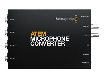 Blackmagic ATEM - Microphone converter SWATEMTVSTDMC-SG