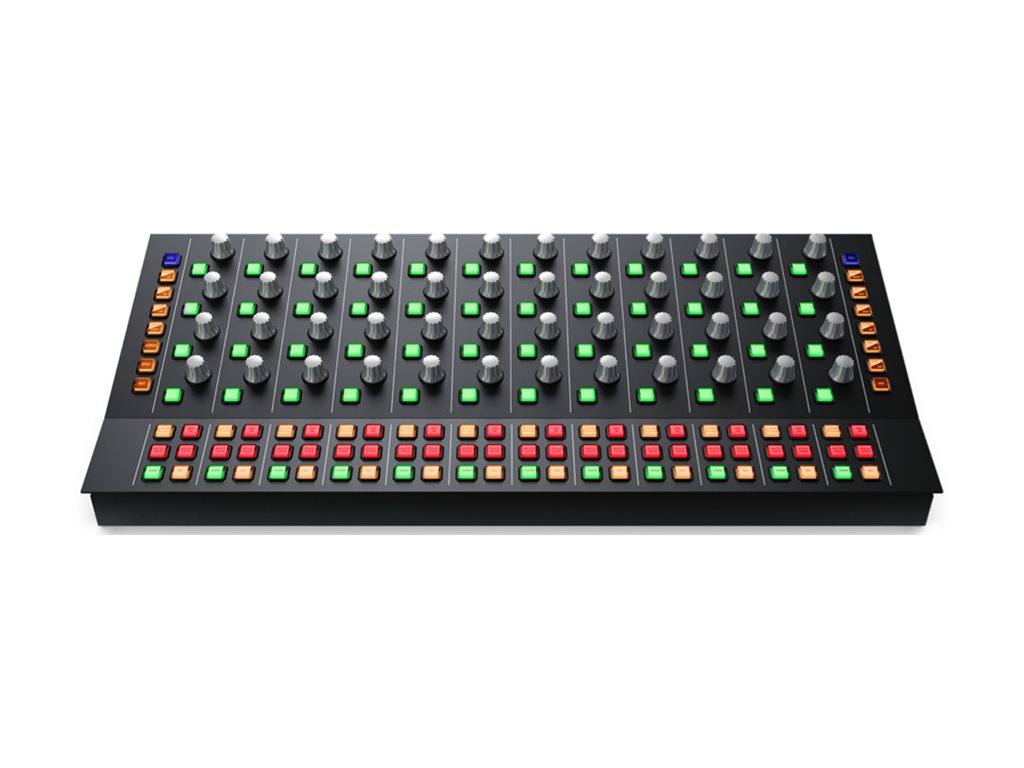 Blackmagic Fairlight Console Channel Control - Mixer control panel - 12-channel DV/RESFA/EFCCS