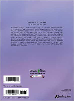 Blank Card - Moose On Trout Creek