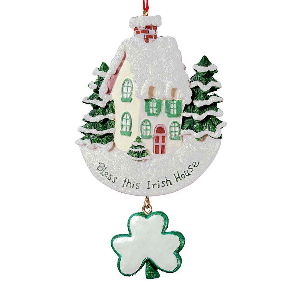 Bless This Irish House Ornament