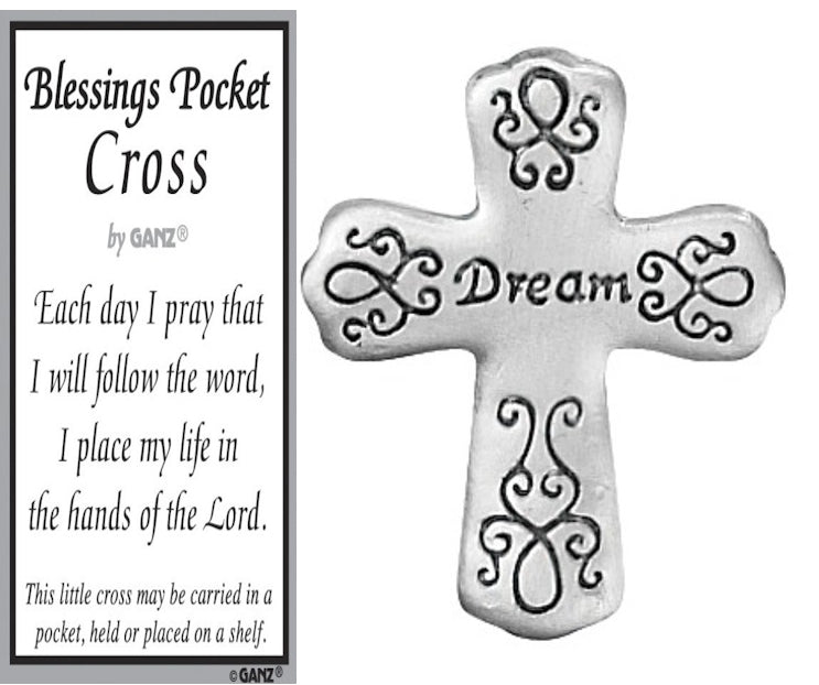 Blessings Pocket Cross Charm -