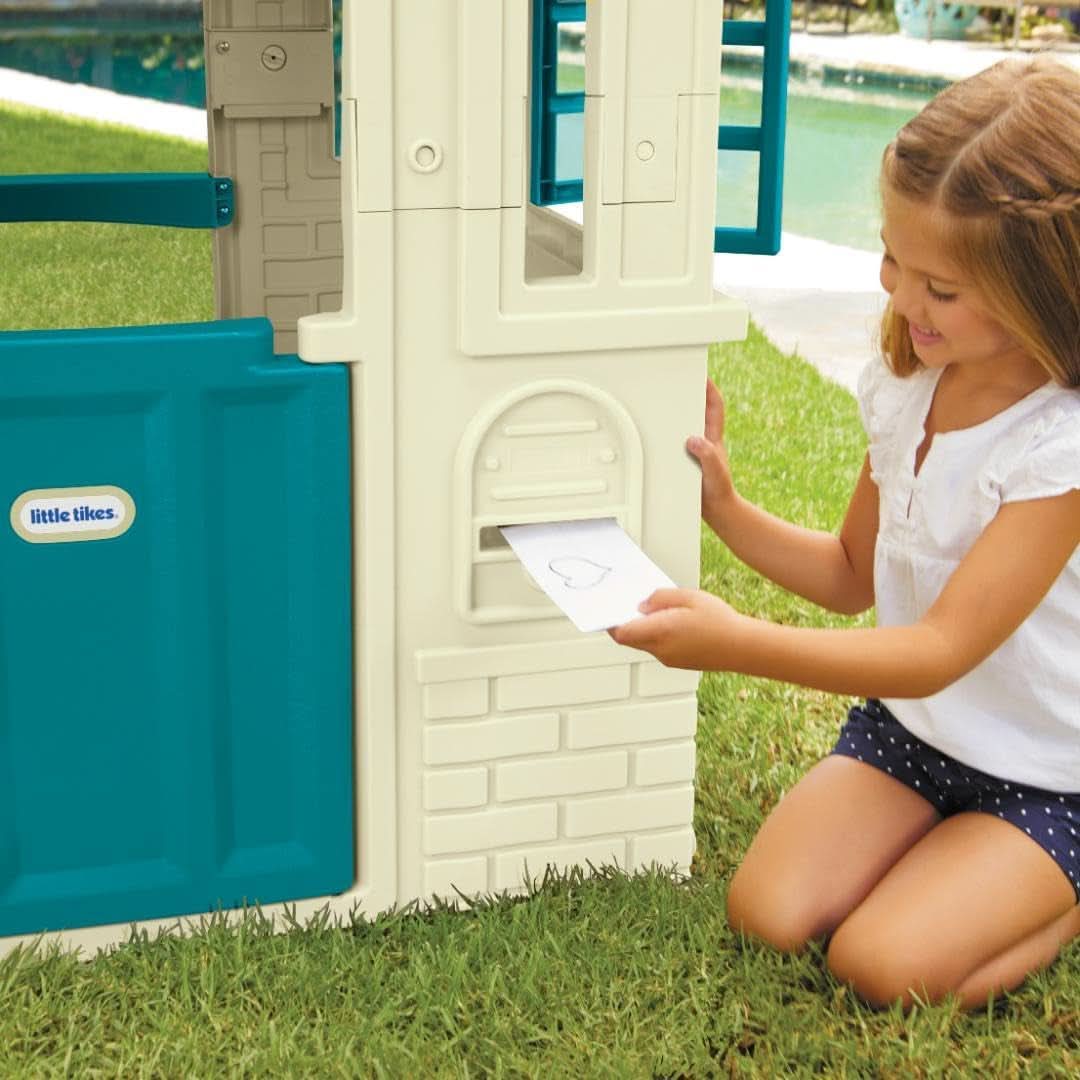 Blue Cape Cottage Playhouse Large Outdoor Kids Playhouse
