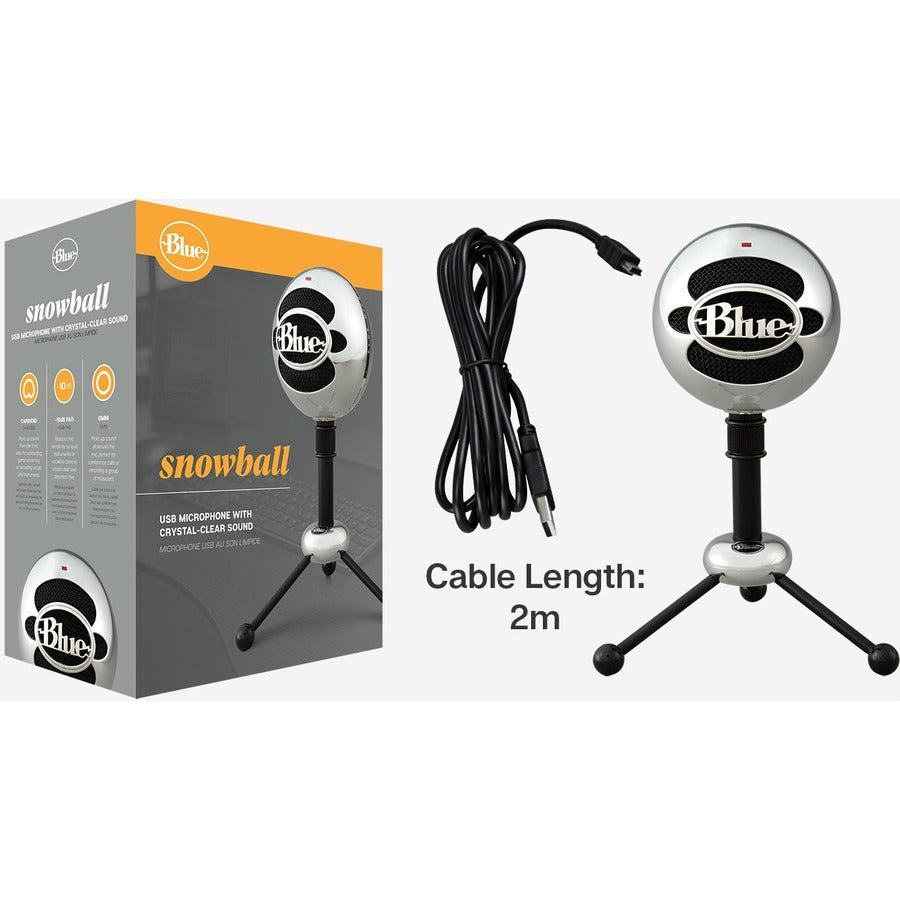 Blue Microphones Blue Snowball Usb Microphone Aluminium Table Microphone