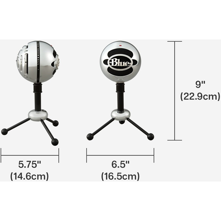 Blue Microphones Blue Snowball Usb Microphone Aluminium Table Microphone