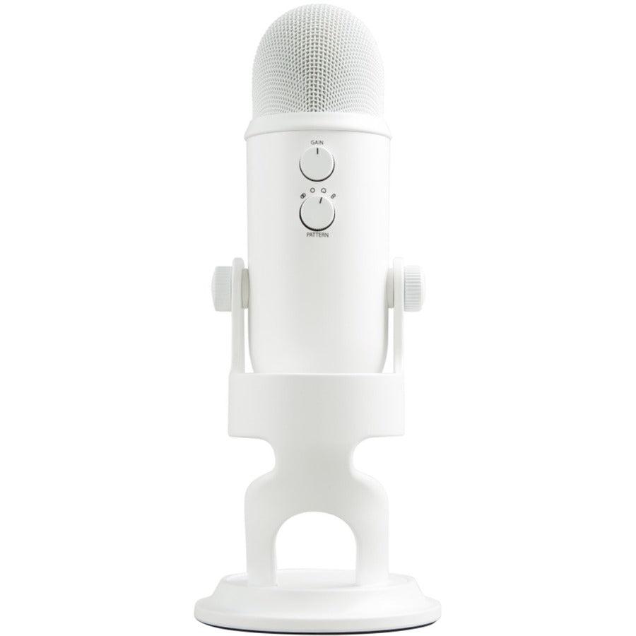 Blue Microphones Blue Yeti Usb Mic White Table Microphone
