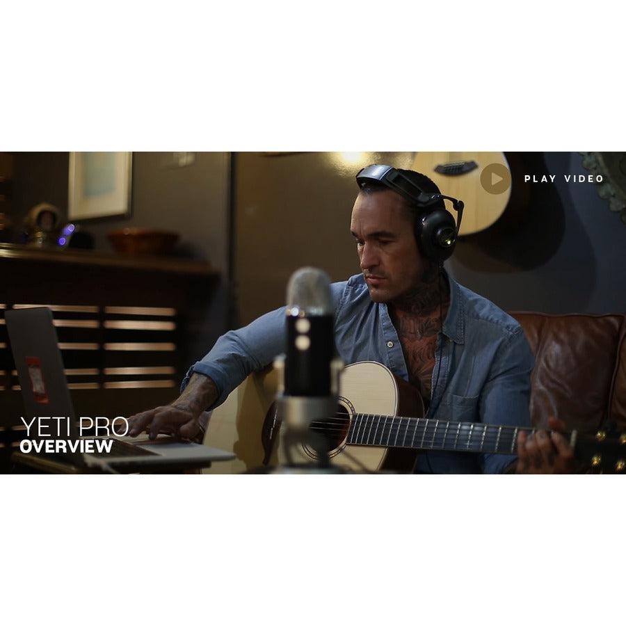 Blue Microphones Yeti Pro Black, Silver Notebook Microphone