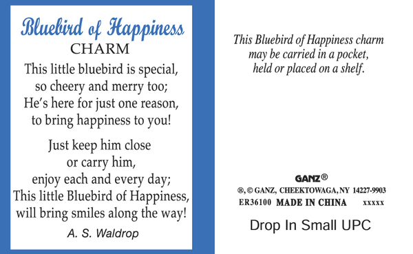 Bluebird of Happiness Charm