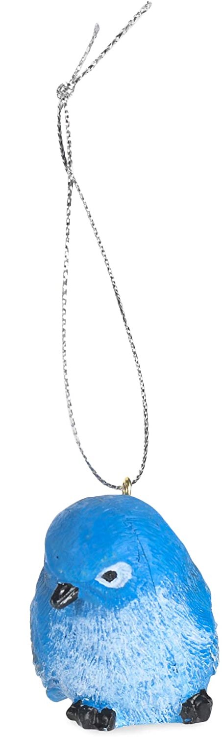 Bluebird of Happiness Ornament - Tail up