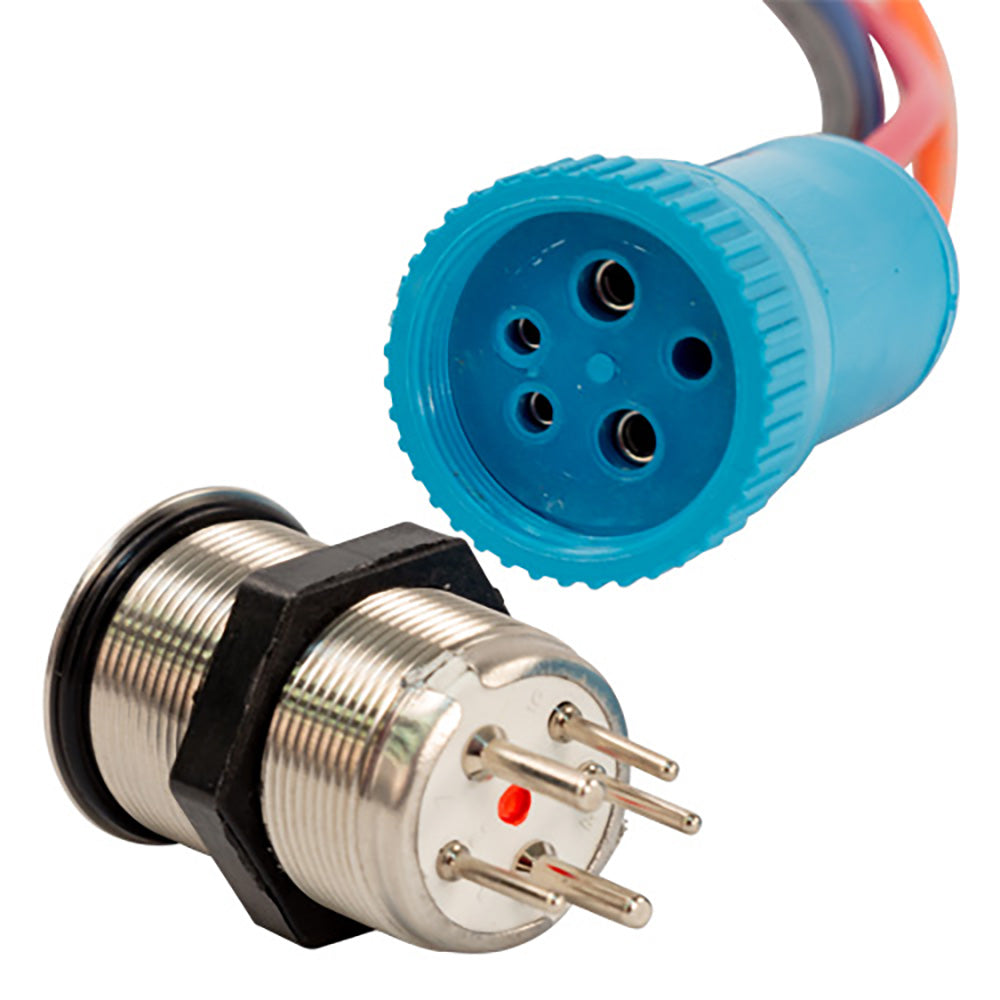 Bluewater 22mm Push Button Switch - Off/(On)/(On) Double Momentary Contact -