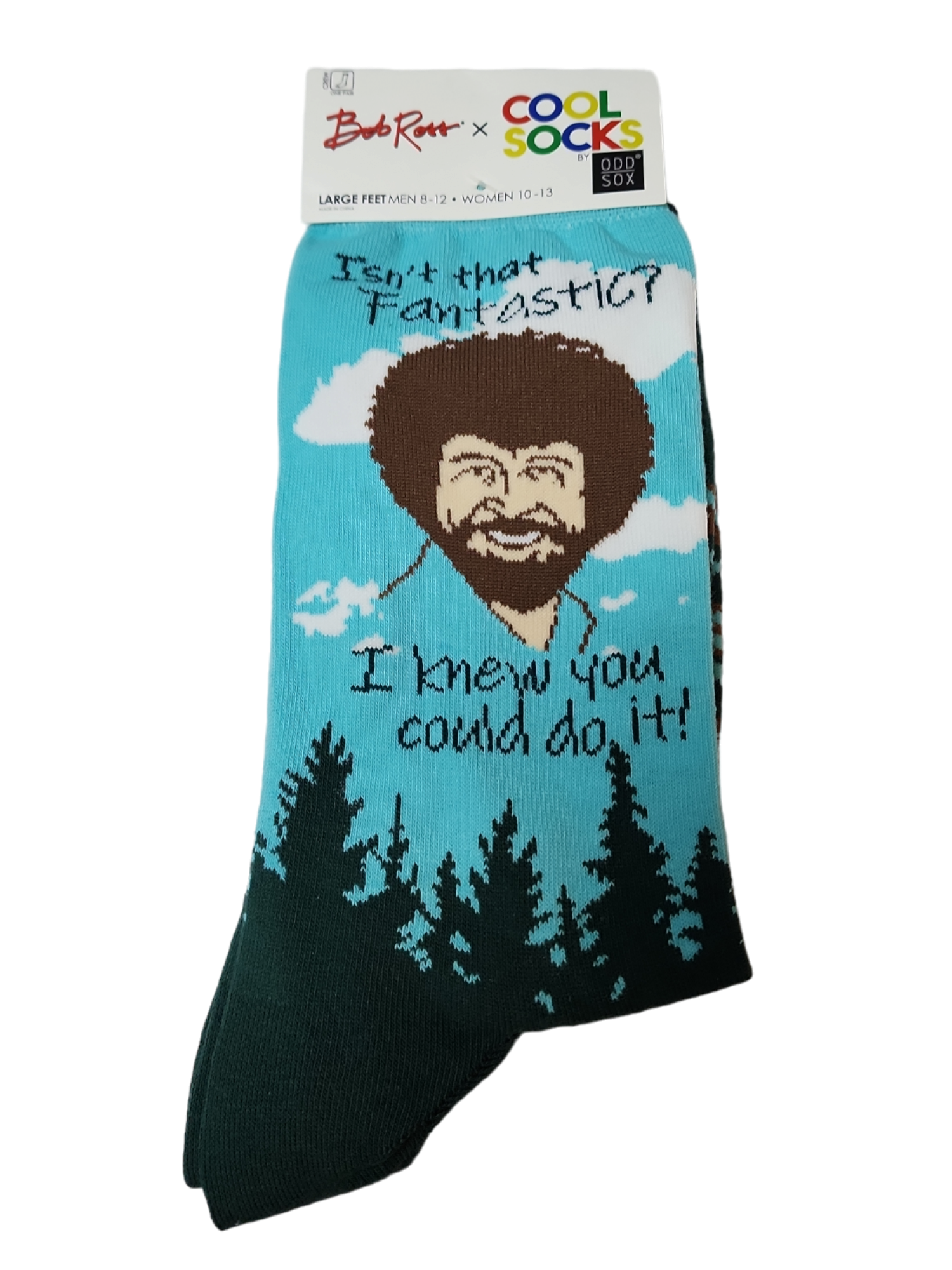 Bob Ross You Can Do It - Crew Socks