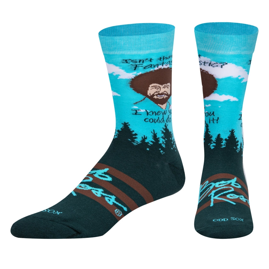 Bob Ross You Can Do It - Crew Socks