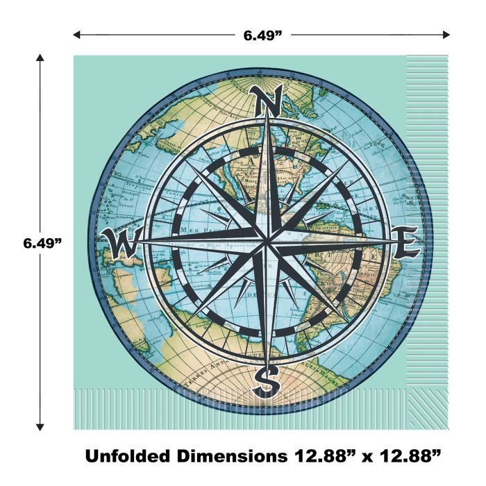 Bon Voyage Lunch Napkin