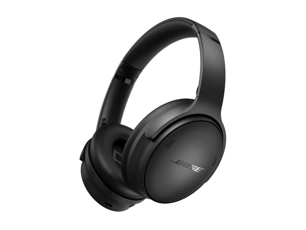 Bose QuietComfort 45 - Headphones with mic - full size - Bluetooth - wireless, wired - active noise canceling - 3.5 mm jack - 866724-0100