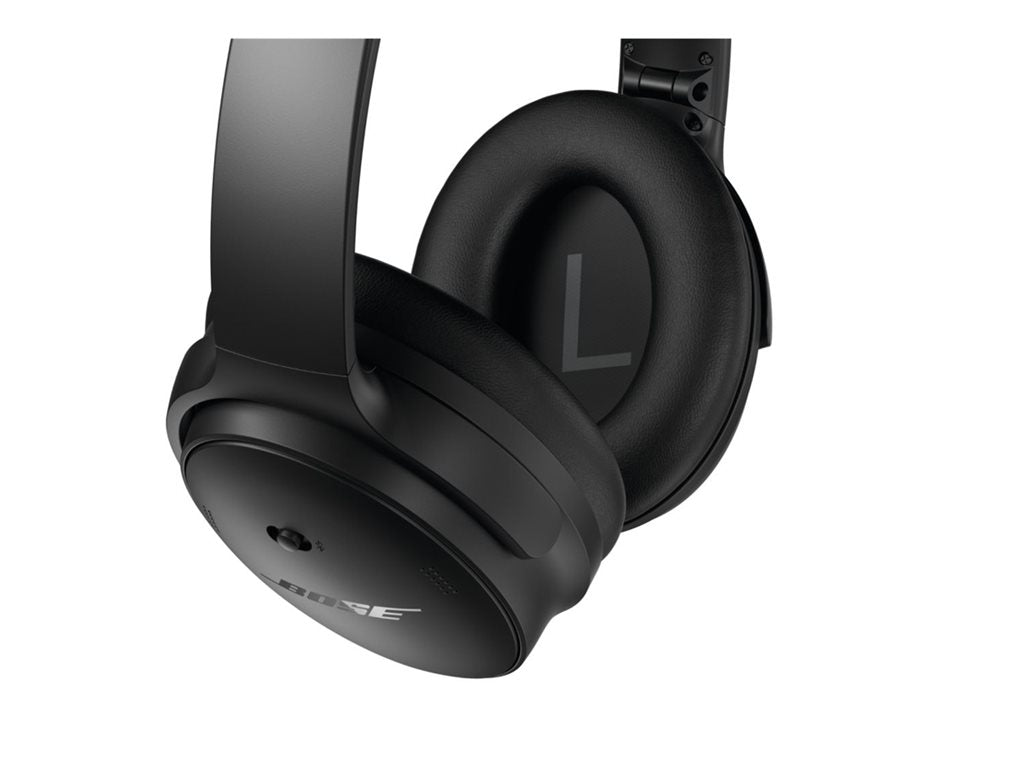 Bose QuietComfort 45 - Headphones with mic - full size - Bluetooth - wireless, wired - active noise canceling - 3.5 mm jack - 866724-0100