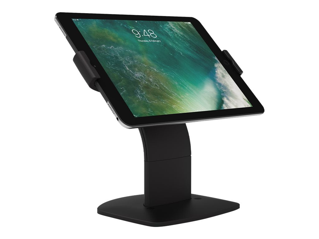 BossTab Edge Evo - Stand - for tablet - lockable - metal - black - screen size: 10.2 - free-standing - for Apple