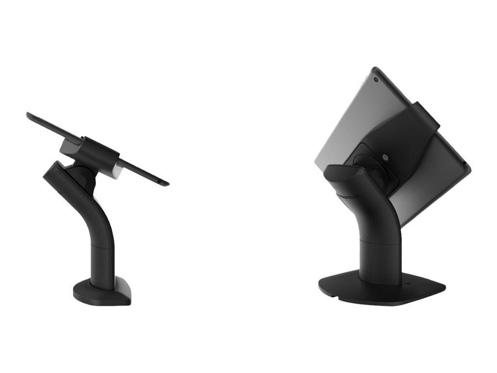 BossTab Edge Evo - Stand - for tablet - lockable - metal - black - screen size: 10.2 - free-standing - for Apple