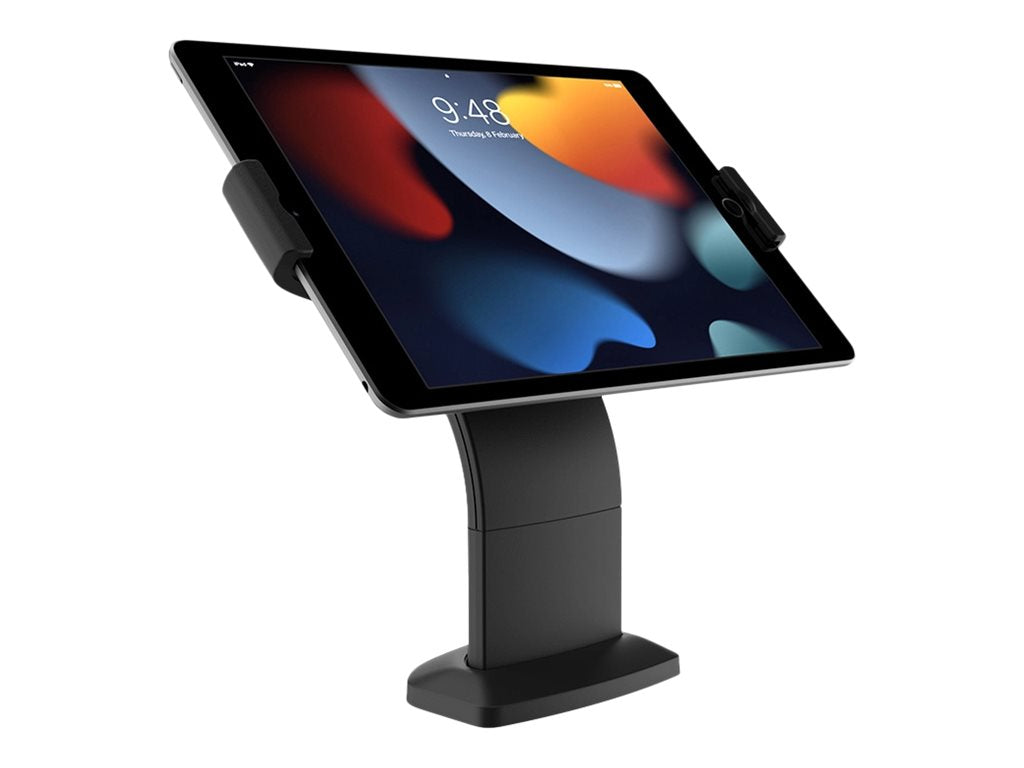 BossTab Edge Evo - Stand - for tablet - lockable - metal - black - screen size: 10.2 - surface mountable - for Apple
