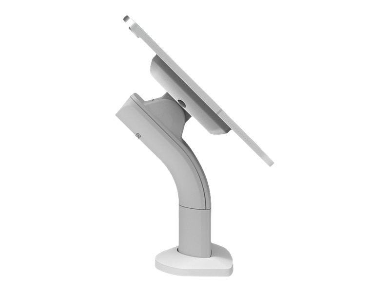BossTab Touch Evo - Stand - screw mount - for tablet - metal - white - desk-mountable
