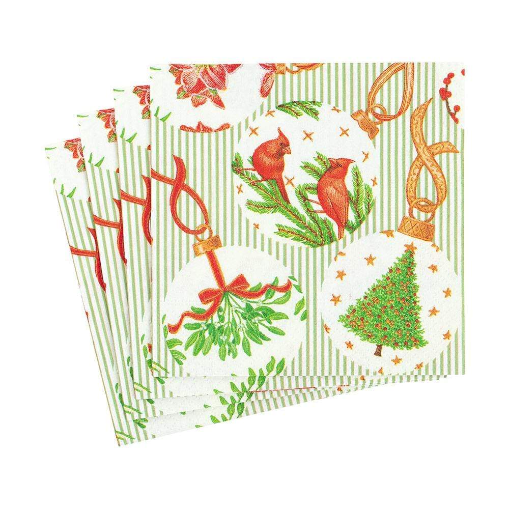 Botanical Ornaments Paper Cocktail Napkins