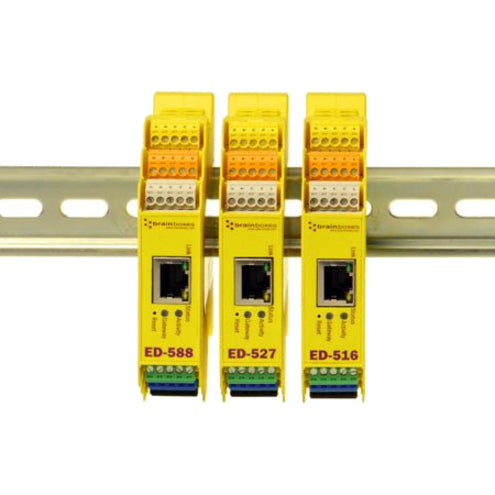 Brainboxes - Ethernet To 16 Digital Inputs + Rs485 Gateway