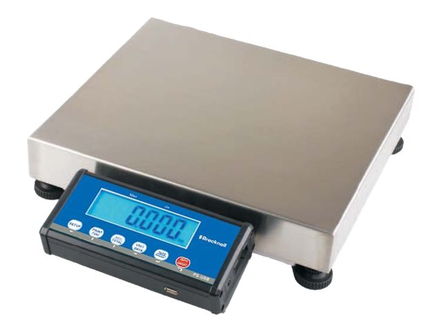 Brecknell PS-USB - Postal scales - capacity: 60 kg / 150 lbs - graduation: 0.02 kg / 0.05 lbs - 12 in x 13.98 in