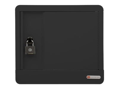 Bretford Cube Micro Station Pre-Wired TVS10USBC - Cabinet unit - for 10 notebooks/tablets - lockable - welded steel - black pumice TVS10USBC-BP