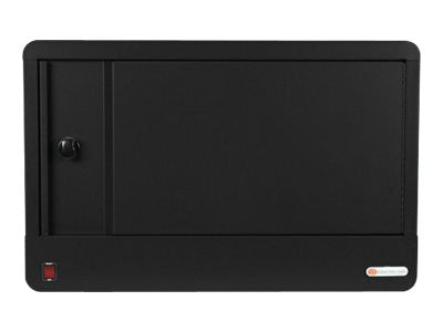 Bretford Cube Micro Station TVS16PAC - Cabinet unit - for 16 tablets / notebooks - lockable - steel - black pumice - screen size: TVS16PAC-BP