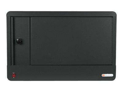 Bretford Cube Micro Station TVS16PAC - Cabinet unit - for 16 tablets / notebooks - lockable - steel - charcoal - screen size: TVS16PAC-CK