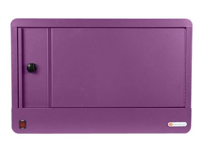 Bretford Cube Micro Station TVS16PAC - Cabinet unit - for 16 tablets / notebooks - lockable - steel - orchid - screen size: up TVS16PAC-ORC