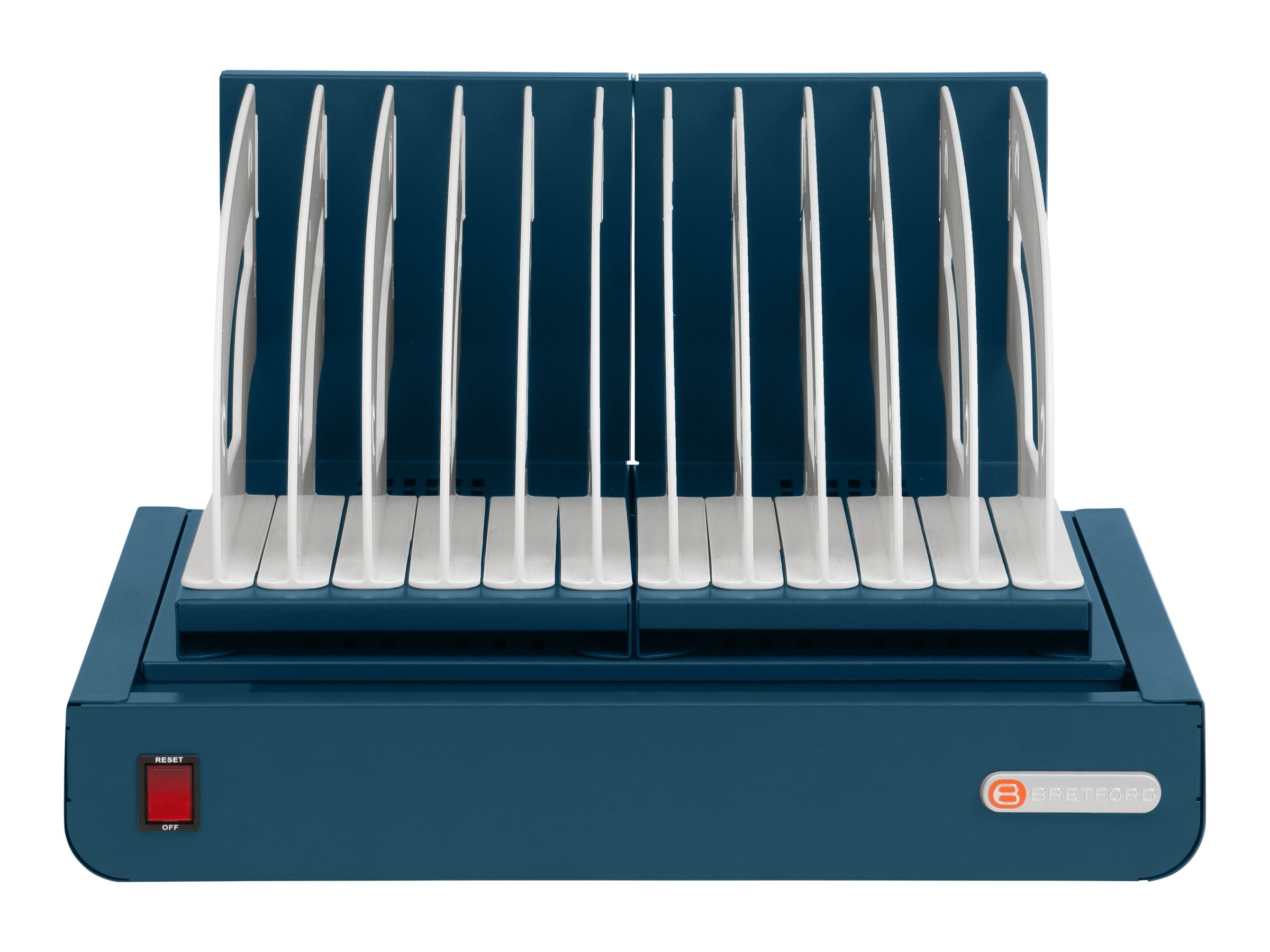 Bretford Cube Micro Tray TVT10AC - Mounting component (cart tray) - for 10 notebooks/tablets - topaz TVT10AC-TZ