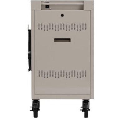 Bretford Cube Mini Portable Device Management Cart Champagne