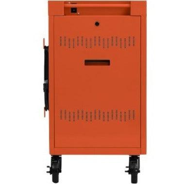 Bretford Cube Mini Portable Device Management Cart Orange
