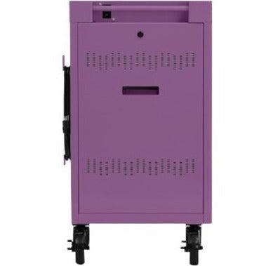 Bretford Cube Mini Portable Device Management Cart Purple